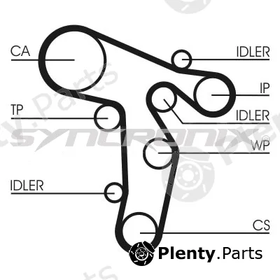 Syncronix SY1101134PE — Water Pump & Timing Belt Kit