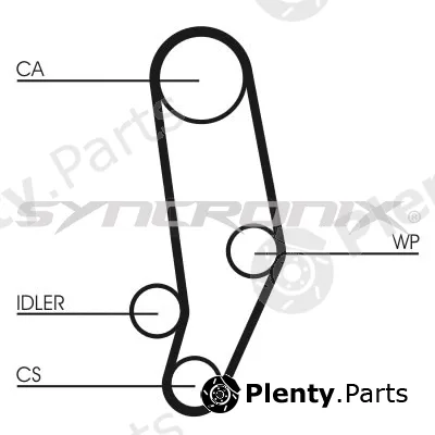 Syncronix SY110704PE — Water Pump & Timing Belt Kit