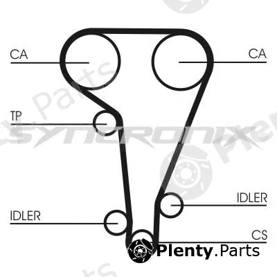 Syncronix SY110728PE — Water Pump & Timing Belt Kit
