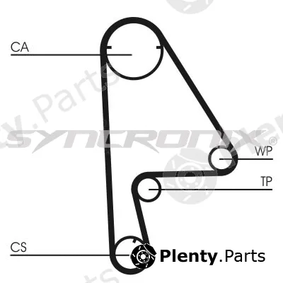 Syncronix SY110862PE — Water Pump & Timing Belt Kit