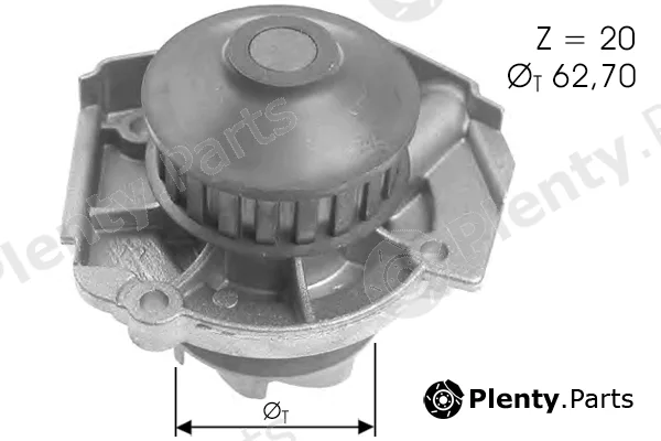 Tecdrive TPAE0179 — Water Pump, engine cooling