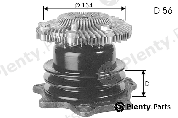 Tecdrive TPAE0275 — Water Pump, engine cooling