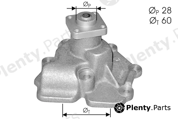 Tecdrive TPAE0084 — Water Pump, engine cooling