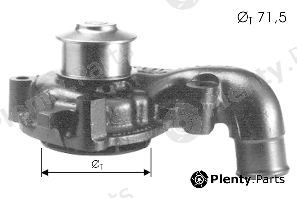 Tecdrive TPAE0112 — Water Pump, engine cooling