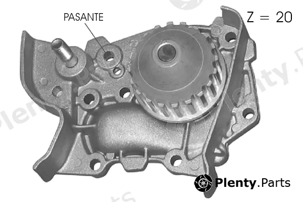 Tecdrive TPAE0189 — Water Pump, engine cooling