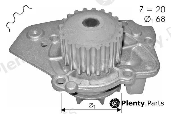 Tecdrive TPAE0033 — Water Pump, engine cooling