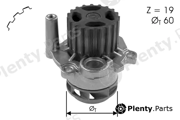Tecdrive TPAE0184 — Water Pump, engine cooling