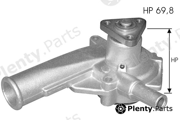 Tecdrive TPAE0354 — Water Pump, engine cooling