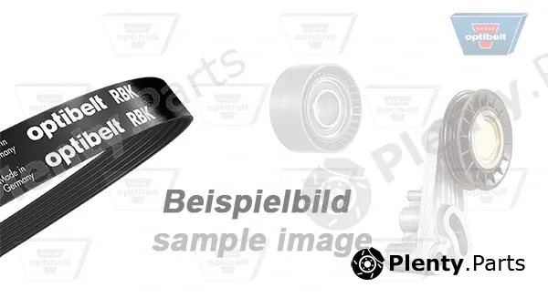 Optibelt 6PK1503KT1 — V-Ribbed Belt Set Optibelt-RBK KIT