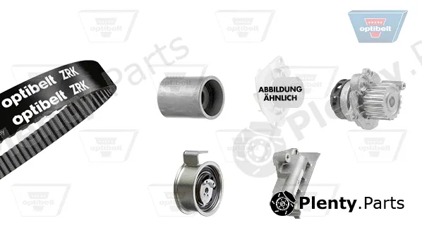 Optibelt KT1235W1 — Water Pump & Timing Belt Kit Optibelt-WAPU-KIT