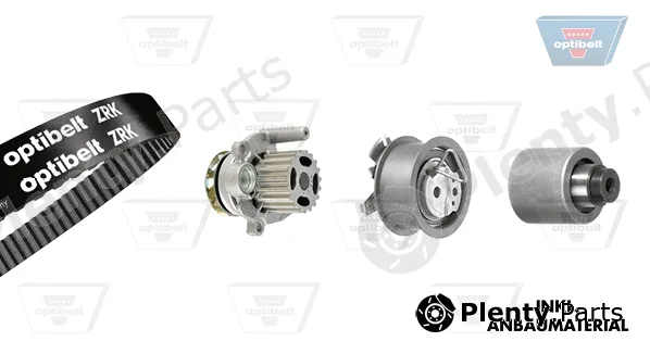 Optibelt KT1237W3 — Water Pump & Timing Belt Kit Optibelt-WAPU-KIT