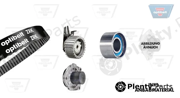 Optibelt KT1566W1 — Water Pump & Timing Belt Kit Optibelt-WAPU-KIT
