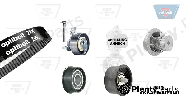Optibelt KT1207W1 — Water Pump & Timing Belt Kit Optibelt-WAPU-KIT