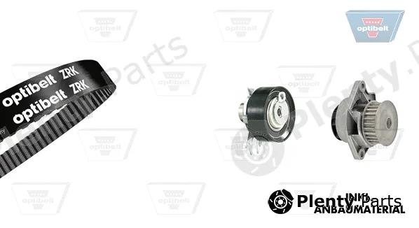 Optibelt KT1034W3 — Water Pump & Timing Belt Kit Optibelt-WAPU-KIT