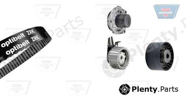 Optibelt KT1400W1 — Water Pump & Timing Belt Kit Optibelt-WAPU-KIT