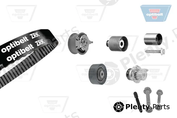 Optibelt KT1420W3 — Water Pump & Timing Belt Kit Optibelt-WAPU-KIT