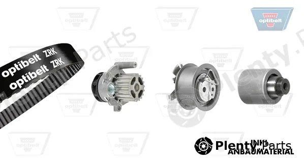 Optibelt KT1237W4 — Water Pump & Timing Belt Kit Optibelt-WAPU-KIT