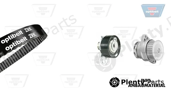 Optibelt KT1034W2 — Water Pump & Timing Belt Kit Optibelt-WAPU-KIT
