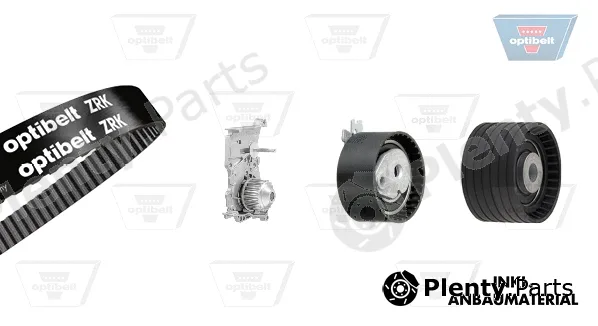 Optibelt KT1410W1 — Water Pump & Timing Belt Kit Optibelt-WAPU-KIT