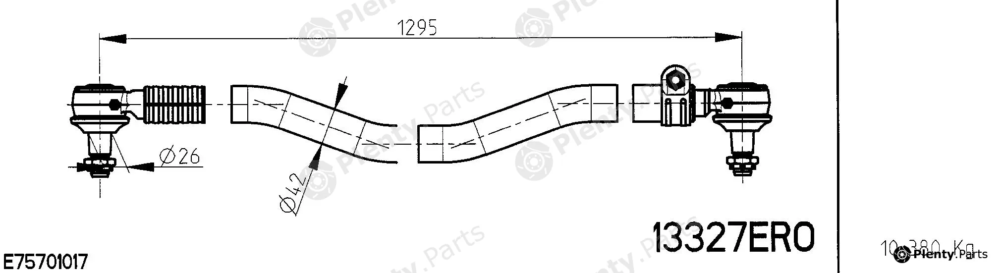 Novocar 13327ERO — Connecting Rod BIELLE DE PONT