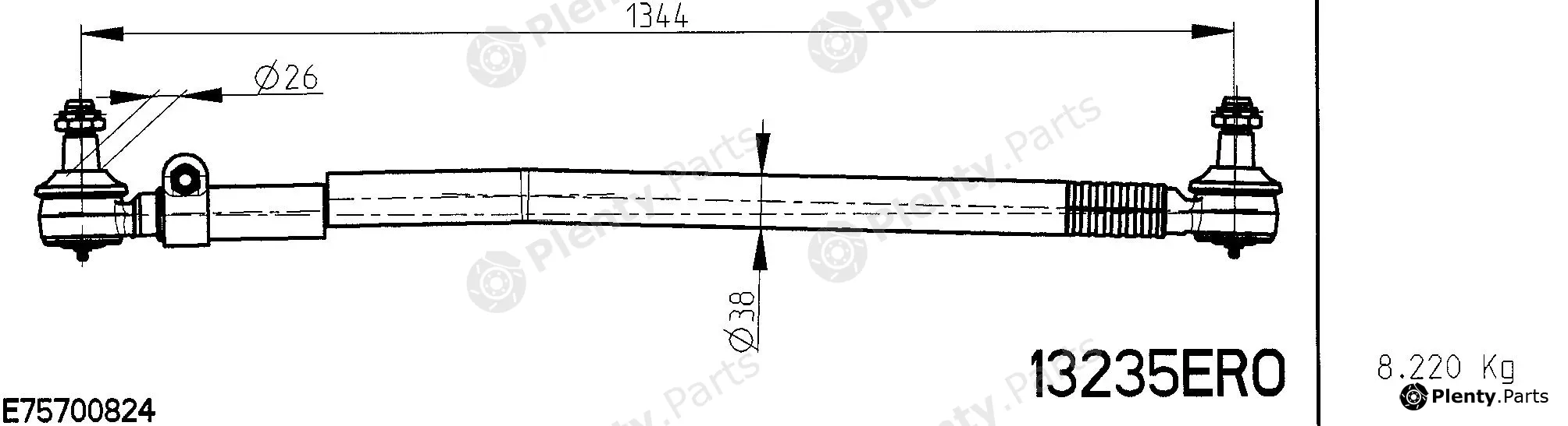 Novocar 13235ERO — Connecting Rod BIELLE DE PONT