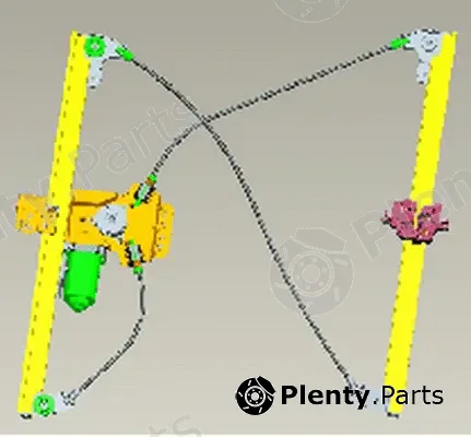 Sontian ZD164154-FL — Window Regulator