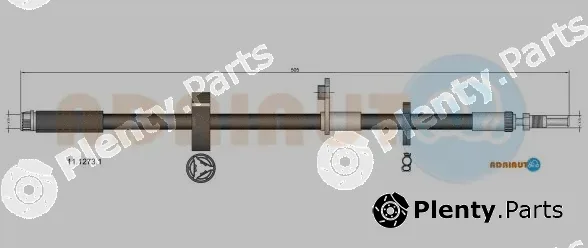 Adriauto 11.1273.1 — Brake Hose