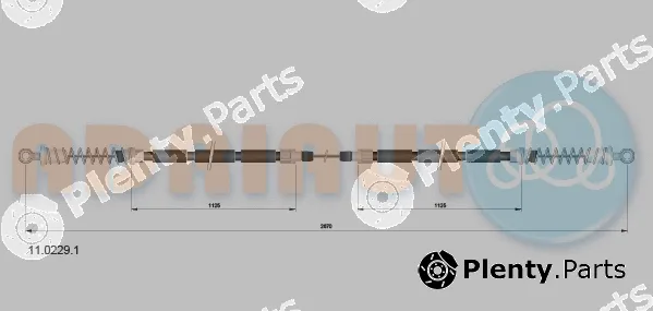 Adriauto 11.0229.1 — Cable Pull, parking brake