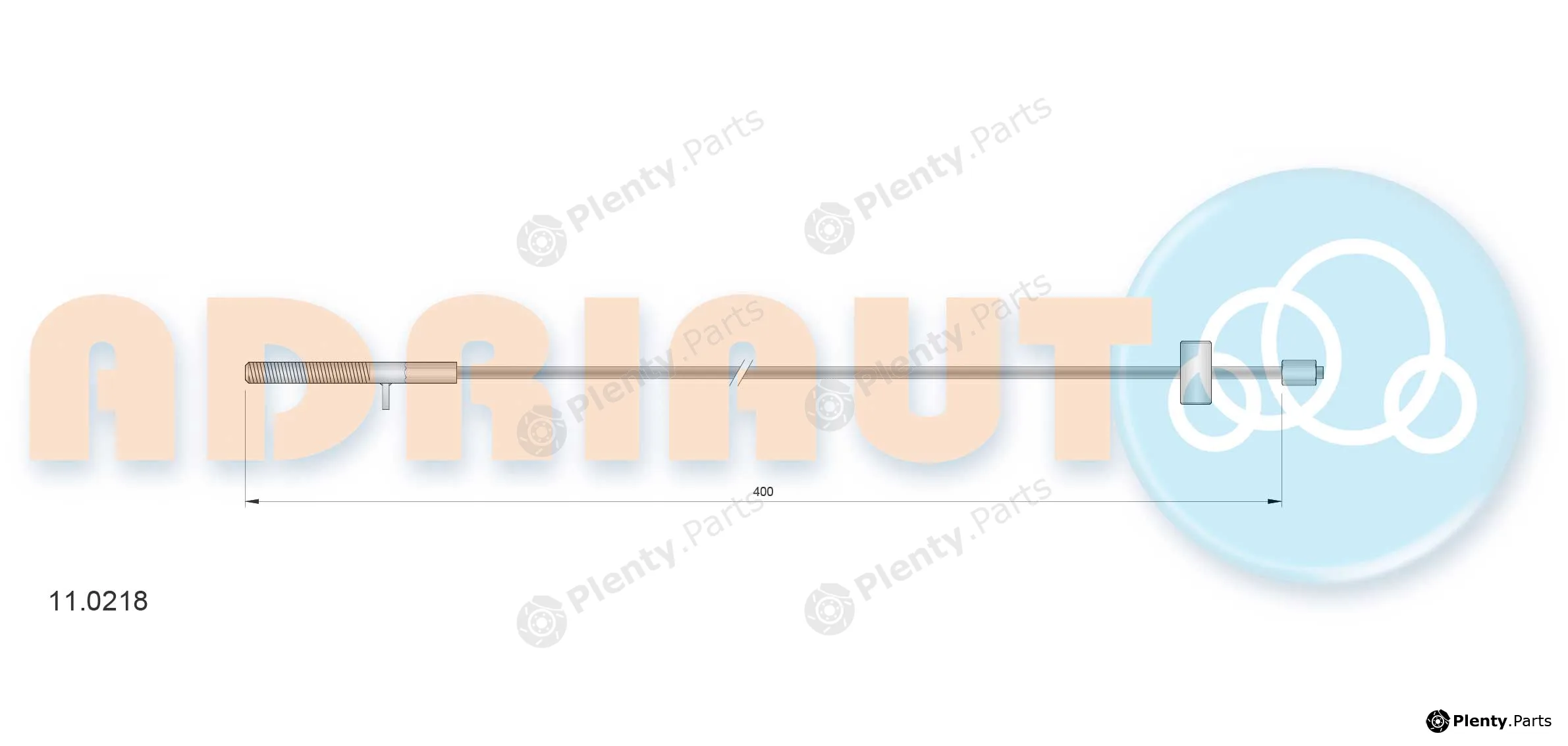 Adriauto 11.0218 — Cable Pull, parking brake