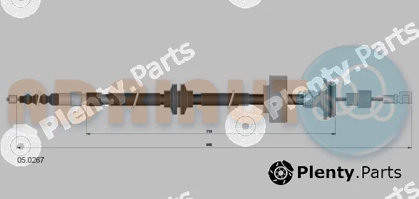 Adriauto 05.0267 — Cable Pull, parking brake