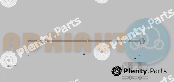 Adriauto 46.0219 — Cable Pull, parking brake