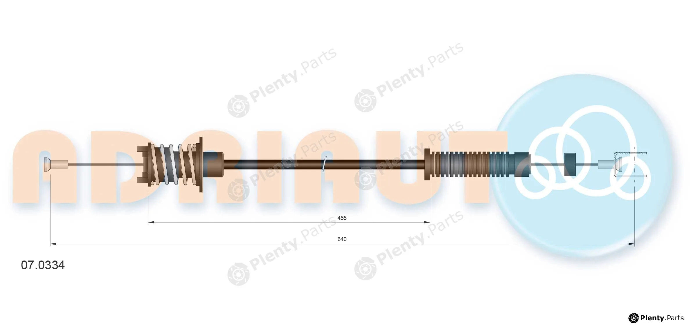 Adriauto 07.0334 — Accelerator Cable