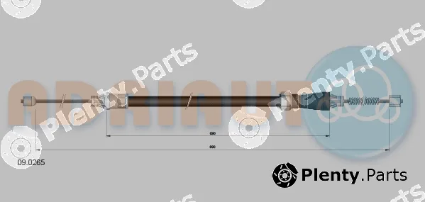 Adriauto 09.0265 — Cable Pull, parking brake