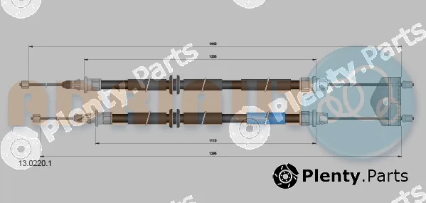 Adriauto 13.0220.1 — Cable Pull, parking brake