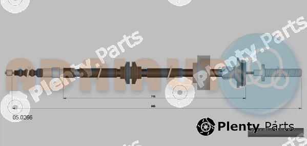 Adriauto 05.0266 — Cable Pull, parking brake