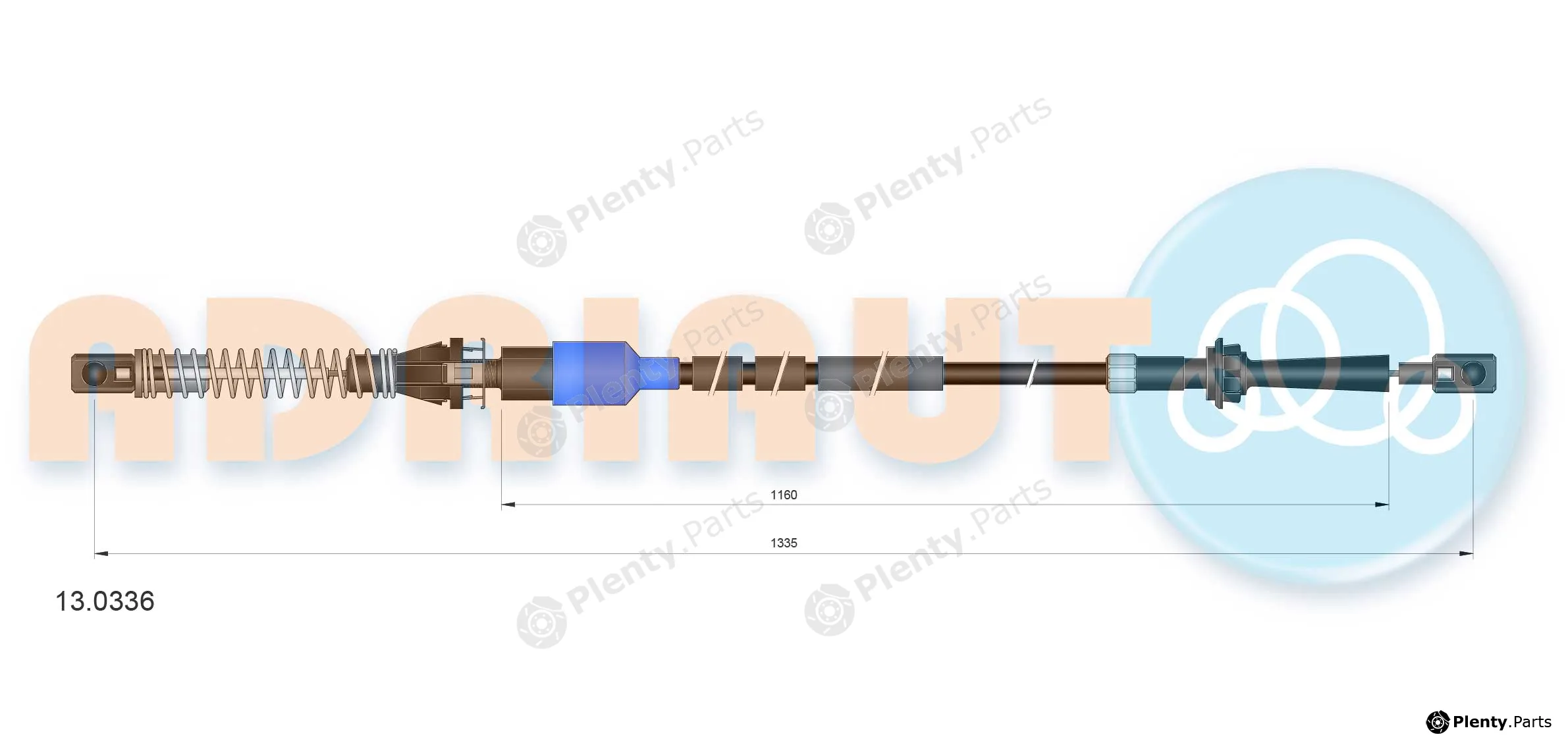 Adriauto 13.0336 — Accelerator Cable