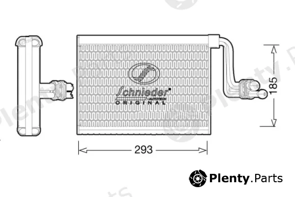 Schnieder Autotech BMS85.00081 — Evaporator, air conditioning