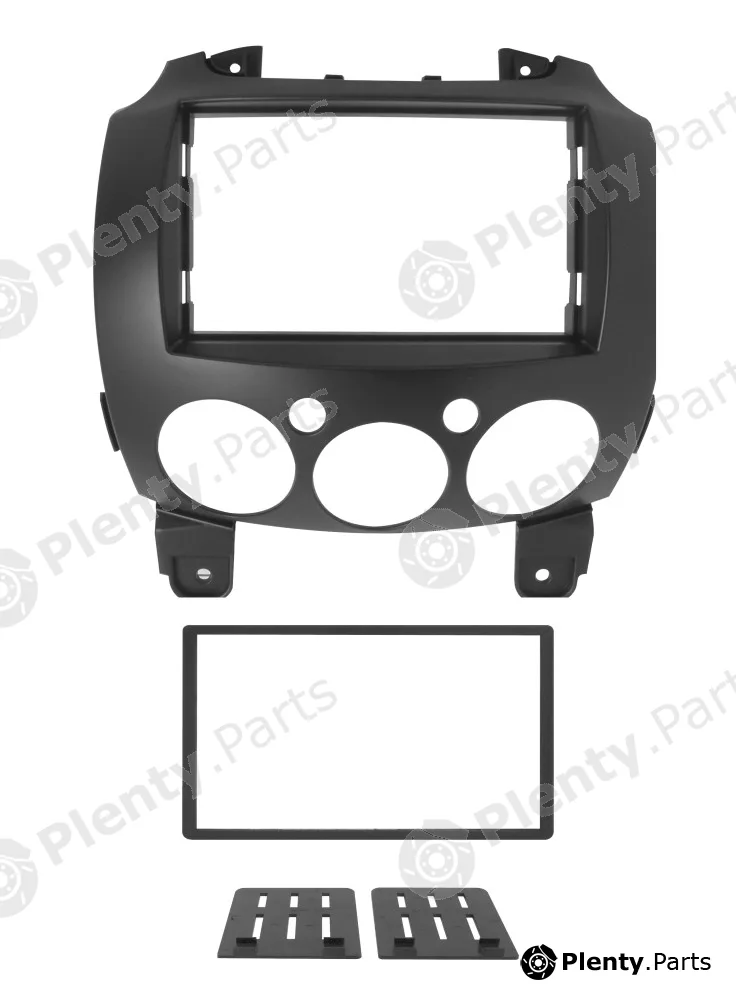Phonocar 03593 — Adapter frame, car radio Car radio adapter frame with trim frame and fixing brackets