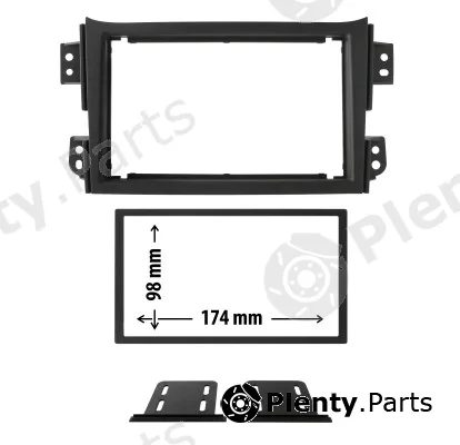 Phonocar 03625 — Adapter frame, car radio Car radio adapter frame with trim frame and fixing brackets