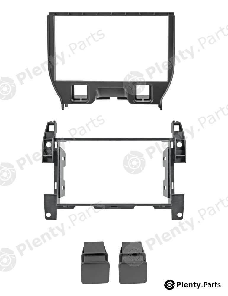 Phonocar 03721 — Adapter frame, car radio Car radio adapter frame with support and fixing brackets