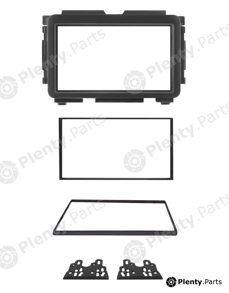 Phonocar 03734 — Adapter frame, car radio Car radio adapter frame with trim frame and fixing brackets