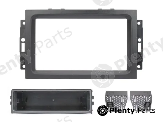 Phonocar 03541 — Adapter frame, car radio Car radio adapter frame with removable storage compartment,
