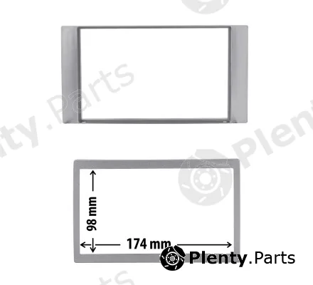 Phonocar 03464 — Adapter frame, car radio Car radio adapter frame with trim frame