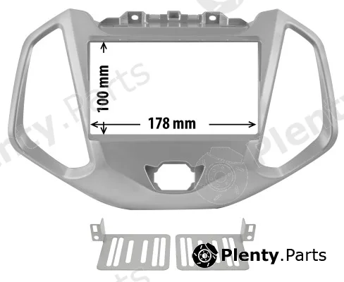 Phonocar 03737 — Adapter frame, car radio Car radio adapter frame with fixing brackets