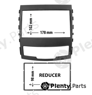 Phonocar 03594 — Adapter frame, car radio Car radio adapter frame with reduction frame