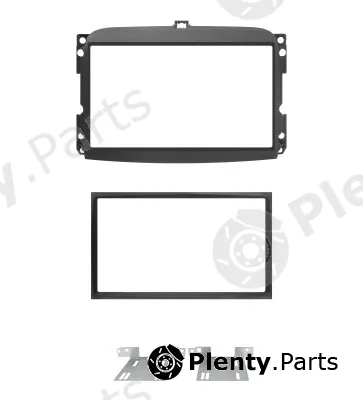 Phonocar 03647 — Adapter frame, car radio Car radio adapter frame with trim frame and fixing brackets