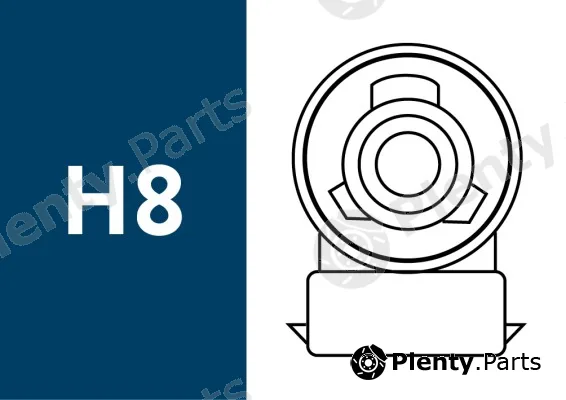 Phonocar 07114 — Bulb, headlight SUPERWHITE H8