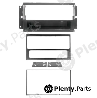 Phonocar 03562 — Adapter frame, car radio Car radio adapter frame with storage compartment, trim frame