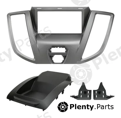 Phonocar 03758 — Adapter frame, car radio Car radio adapter frame with removable storage compartment a