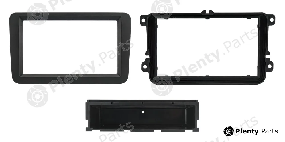 Phonocar 03405 — Adapter frame, car radio Car radio adapter frame with removable storage compartment a